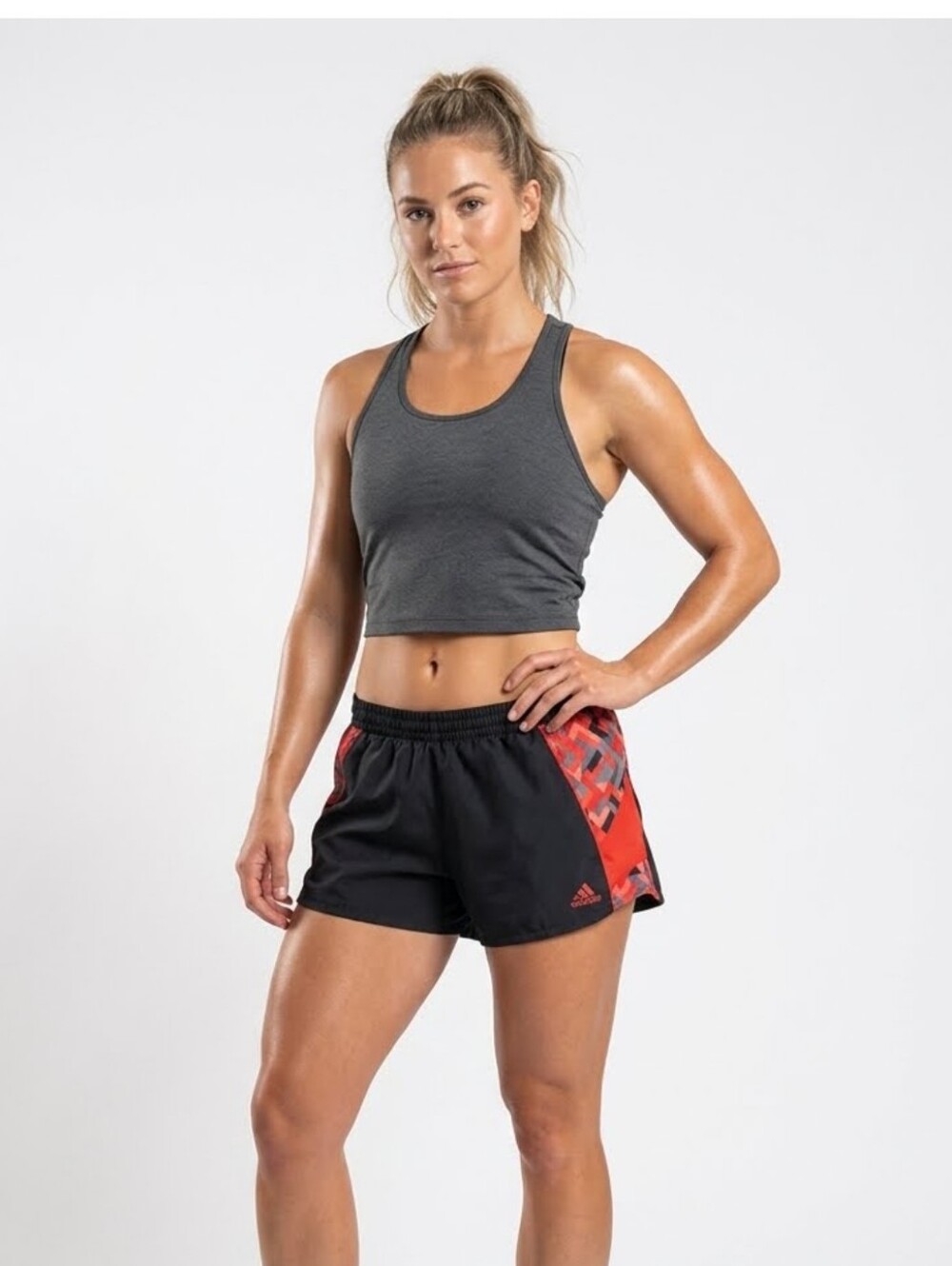 adidas Women's Black Athletic Shorts
